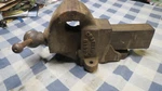 Antique Craftsman 5152 Heavy Duty Bench Vise 4" Jaws No Shipping Pick-up Only. Fixed Price $250.00.