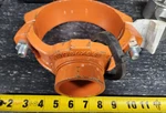 6" X 2-1/2" Spf MT2 Branch Tee Clamp Grooved Ductile Iron Epdm Gasket Green. Fixed Price $59.56.