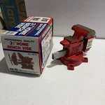 Great Neck Heavy Duty 3.5 Bench Vise Swivel Base MV711 Nos Cast Steel. Fixed Price $25.99.