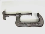 Antique P.s.&w. Co. No. 5 Steel C-clamp Pat'd 1888 Usa Southington, Conn (b). Fixed Price $35.00.