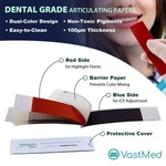 Dental Articulating Paper, Straight By Vastmed. Fixed Price $24.99.