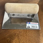 Marshalltown Concrete Edger Stainless Steel/wood Handle 6" X 4". Fixed Price $14.00.