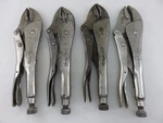 Petersen Vise Grip 10WR & 10CR Curved Jaws Locking Pliers 4PC Set. Fixed Price $49.95.