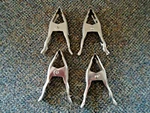 Lot Of 4 Nos 2" Heavy Duty Spring Clamps Great Multi Use. Fixed Price $19.99.