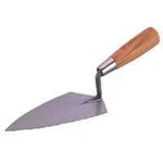 New Mintcraft 5 1/2" Inch Hardwood Concrete Pointed Brick Trowel 1317122. Fixed Price $9.49.