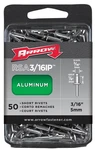 Arrow Fastener RSA3/16IP Aluminum Medium Rivet Dia. X 1/8 In.. Fixed Price $8.24.