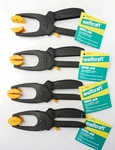 Wolfcraft Mini Quick-jaw Accugrip Clamps Pivoting Ends 4PC 3453. Fixed Price $8.00.