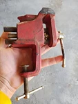 Vintage Brink & Cotton Table Clamp Vise Anvil 162-8 Red 2" Jaw Usa. Fixed Price $19.99.
