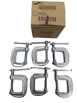 Pack Of 6 New Adjustable Metal Clamps No. , 1410-1" Inch. Fixed Price $23.95.