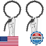 Maxpower 9-INCH Locking Chain Clamp 19.7-INCH 2 Pack MXP135. Fixed Price $55.27.