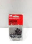 Gb Gardner Bender PSB-1650 Coaxial Cable Staples 6.4 Mm 25 Pcs Insulated Strap. Fixed Price $7.99.