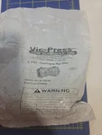 Vic-press 1 " Nps Coupling W/ Pipe Stop Stainless Steel. Fixed Price $57.49.