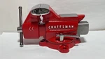 Restored Craftsman Bench Vise 506-51801 Swiveling Anvil With 3 1/2 Inch Jaws. Fixed Price $175.00.
