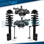 Front Steering Knuckles Hub Struts Spring Sway Bars For Jeep Patriot Compass Fwd. Fixed Price $370.81.