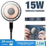 15W Magnetic Quick Wireless Charger Pad Mat For Samsung S24 Iphone Android. Fixed Price $13.99.