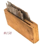 Double Row Box Non Notched Stanley 45 Combination Plane Irons. Fixed Price $135.00.