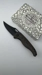 Urban Edc Koch Tools Pocket Knife Titanium Handle M390 Black Steel Blade. Fixed Price $195.00.