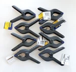 Irwin 1901245 Plastic Spring Clamp - Jaw Size (6 1/2" Long) 8PCS.. Fixed Price $10.00.