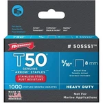 (10)-ARROW T50 Heavy-duty Stainless Steel Staple, 5/16 In. (1000-PACK). Fixed Price $158.99.