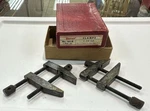 Pair (2) Starrett 161-B Parallel Clamps 1-3/4" Original Box. Fixed Price $45.00.