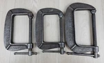 Lot Of 3 Vintage Brink & Cotton Clamp Usa Cast Steel #144 (2) #145 **read**. Fixed Price $32.00.
