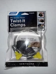 Camco Rv Sewer Hose Twist-it 3" Clamps Inch Camper Trailer Fitting Motor. Fixed Price $10.99.
