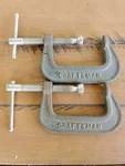 Pair Of Vintage Craftsman 66672 2" Clamps Excellent Condition. Fixed Price $14.95.
