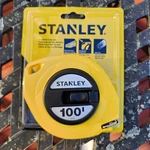 Quality Stanley 100' Steel Blade Long Tape Measure W Belt Clip, Hang Hole 34-106. Fixed Price $24.95.