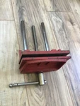 Vintage Sears Craftsman Woodworking Vise 391 5191 Red 7" Under Bench Quality. Fixed Price $27.55.