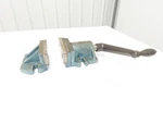 Bison 6522 Two Piece Machine Vise 6" Jaw Insert Width With Handle. Fixed Price $499.99.