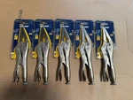 5-PACK Irwin 1502L3 9" Vise Grip Long Reach Pliers 9LN. Fixed Price $55.00.