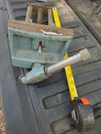 Vintage Large Heavy Wilton Vise Tool 17" Works Antique Usa Made. Fixed Price $200.00.