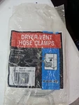 Pack Of Dryer Vent Duct Inch Metal Spring Tension Clamp Lambro 2541L. Fixed Price $9.99.
