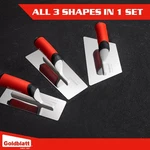 Goldblatt 3PIECE Drywall & Concrete Trowel Venetian Plaster Finishing Set. Fixed Price $43.99.
