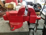 Columbian Usa Vise No D45-M4 Swivel Base 5" Jaws Anvil Horn & Pipe. Fixed Price $170.00.