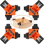 90 Degree Angle Clamps, Woodworking Corner Clip, Right Fixer, Set .... Fixed Price $17.18.