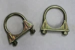 Lot Of 2 Muffler Clamps 1 5/8" Nickson Industries Exhaust Pipe U-bolt. Fixed Price $9.50.