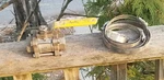 Apollo 316 Conbraco Plumbing Shut Off Ball Valve Inch And Worm Gear Clamps. Fixed Price $31.50.