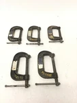 Lot Of Hargrave 540 C-clamps 4" Heavy Duty Steel Working Free Shipping. Fixed Price $59.92.