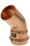 Viega 1-1/4" Propress X Ftg Copper 45 Street Elbow 77063. Fixed Price $13.00.