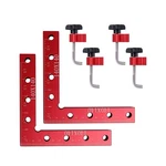 Evwoge 90 Degree Positioning Squares Right Angle Clamps, 140MM/5.5'', Aluminu.... Fixed Price $63.04.