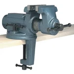 Wilton CBV-100 4" Light Duty Portable Bench Vise With Clamp On, Swivel Base. Fixed Price $135.99.
