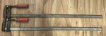 (2) Vintage Bessey 32" Bar Clamps Wooden Handle-germany. Fixed Price $18.50.