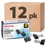 Mini Binder Clips 144 Count Heavy-duty Metal Handles Paper Clamps Black Pro. Fixed Price $10.95.