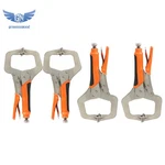 4PCS C-clamp Locking Pliers With Swivel Pads 11" Heavy Duty Wood Tools. Fixed Price $30.32.