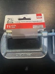 Bessey C-clamp 2-1/2IN Maximum Opening CM22. Fixed Price $5.00.