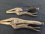 2 Needle Nose Locking Pliers. (duralast And Unknown Name). Fixed Price $12.50.