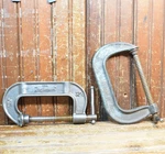 Jorgensen Adjustable Forged Clamp 2PC Lot 5" 4" 1450-5USA Made Vintage 1950S. Fixed Price $57.00.