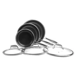 6-PIECE Frying Set, 8, And 12 Inch Pans, Hybrid Nonstick 18/10 Sta. Fixed Price $139.99.