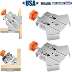 2PCS 90 Right Angle T-shaped Corner Multi Woodworking Clamping Tool. Fixed Price $21.06.